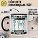 Schwiegercousin Tasse Geschenk für Schwiegercousin Der Mann Der Alles Kann Geschenkidee zum Geburtstag Schwarz Trendation