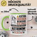 Astronom Geschenk Tasse Lustiger Spruch Erheben Sie Sich Der Astronom Betritt den Raum Grün Trendation