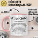 Büroarbeit Kollege Abschied Tasse Geschenk Lustige Geschenkidee Spruch Alles Gute Rosa Trendation