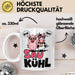 Schweinebauer Schweine Kuh Tier Tasse Geschenk Lustige Geschenkidee Spruch Sau Kuhl Weiß Trendation