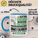 BMX-Fahrer Geschenk Tasse Lustiger Spruch Erheben Sie Sich Der BMX-Fahrer Betritt den Raum Blau Trendation