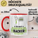 Bäcker Geschenk Tasse So Gut Kann Nur Ein Bäcker Aussehen Geschenkidee Kaffee-Becher Rot Trendation