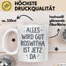 Roswitha Tasse Geschenk Alles Ist Gut Roswitha Ist Jetz Da Geschenkidee Becher mit Name Weiß Trendation