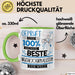 Beste Musikjournalistin Der Welt Tasse Geschenk für Eine Musikjournalistin Geprüft Und Sicher Geschenkidee Geburtstag Weihnachten Grün Trendation