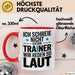 Fußballtrainer Fußballteam Tasse Geschenk Lustige Geschenkidee Spruch Ich Schreie Nicht Ich Bin Trainer Wir Reden So Laut Rot Trendation