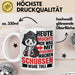 Humor Tasse Geschenk Panda Heute Möchte Ich Was Mit Menschen Machen Schubsen Wäre Toll Weiß Trendation