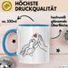 Schildkröte Tierliebhaber Tasse Geschenk Lustige Geschenkidee Spruch Blau Trendation