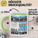 Ultraläufer Geschenk Kaffee-Tasse Geschenkidee für Ultraläufer Ich Bin Ultraläufer Ich Kann Es Dir Erklären Jedoch Nicht Für Dich Verstehen Spruch Lustig Grün Trendation