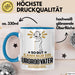 Urgroßvater Geschenk Tasse So Gut Kann Nur Ein Urgroßvater Aussehen Geschenkidee Kaffee-Becher Blau Trendation