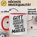 Marlies Tasse Geschenk Gott Formte Die Perfekte Frau Marlies Geschenkidee Rot Trendation