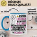Schwippschwager Geschenk Tasse Lustiger Spruch Erheben Sie Sich Der Schwippschwager Betritt den Raum Blau Trendation