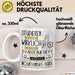 Mountainbike-Guide Tasse Lustiges Geschenk Studieren Kann Wirklich Jeder Nur Die Besten Werden Mountainbike-Guide Weiß Trendation