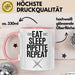Biologe Tasse Geschenk Essen Schlafen Pipettieren Rosa Trendation