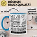 Abenteurerin Tasse Geschenk Spruch Wer Will Schon Prinzessin Sein Wenn Man Auch Abenteurerin Sein Kann Blau Trendation
