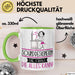Sounddesignerin Geschenk Tasse Becher Die Frau Die Allen Kann Geschenkidee für eine Sounddesignerin Lustig Grün Trendation