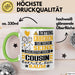 Cousin Geschenk Tasse Lustiger Spruch Erheben Sie Sich Der Cousin Betritt den Raum Grün Trendation