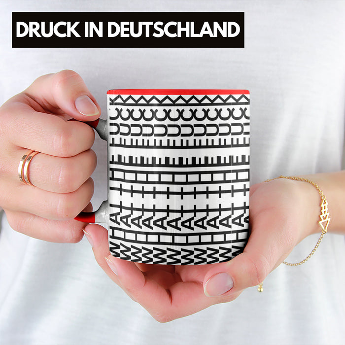 What The F*** Tasse Lustiges Geschenk Allover-Print Quer Lesen Trendation