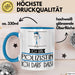 Geschenk für Polizistin Tasse Lustige Geschenkidee Geburtstag Ich Bin Polizistin Ich Darf Das Blau Trendation