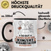Konzertveranstalter Geschenk Tasse So Gut Kann Nur Ein Konzertveranstalter Aussehen Geschenkidee Kaffee-Becher Schwarz Trendation