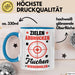 Sportschütze Tasse Geschenk Spruch Geschenkidee Geburtstag Zielen Abdrücken Fluchen Wiederholen Blau Trendation