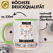 Parkour-Athletin Tasse Geschenk Becher Stark Attraktiv Furchtlos Parkour-Athletin Lustige Geschenkidee Grün Trendation