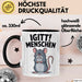 Sarkastisch Sarkasmus Introvertiert Tasse Geschenk Lustige Geschenkidee Spruch Igitt Menschen Trendation