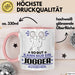 Jogger Geschenk Tasse So Gut Kann Nur Ein Jogger Aussehen Geschenkidee Kaffee-Becher Rosa Trendation