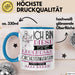 Orchestermusikerin Tasse Geschenk Ich Bin Diese Eine Legendäre Orchestermusikerin Von Der Alle Reden Geschenkidee Geburtstag Weihnachten Blau Trendation