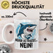 Kollege Tasse Geschenk Bevor Du Fragst Nein Hai Haifisch Geschenkidee Jungs Weiß Trendation