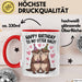 Geburtstagsfeier Otter Tasse Geschenk Lustige Geschenkidee Spruch Alles Gute Zum Geburtstag An Meine Bessere Hälfte Rot Trendation