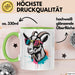 Ziegenbauer Ziegen Tier Sonnenbrille Tasse Geschenk Lustige Geschenkidee Spruch Grün Trendation