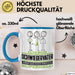 Schwiegervater Geschenk Tasse Ich Bin Schwiegervater Aber Sag Doch Einfach Superheld Lustige Geschenkdiee für Schwiegervater Kaffee-Becher Blau Trendation