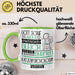 Katzenpsychologin Geschenk Becher Tasse Gott Schuf Alle Menschen Gleich Nur Die Besten Durfeten Katzenpsychologin Werden Geschenkidee Lustig Grün Trendation