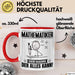 Mathematiker Tasse Geschenk für Mathematiker Der Mann Der Alles Kann Geschenkidee zum Geburtstag Rot Trendation