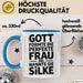 Silke Tasse Geschenk Gott Formte Die Perfekte Frau Silke Geschenkidee Blau Trendation