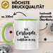 Gerlinde Tasse Ich Gerlinde, Bin Vollkommen Geschenk Grün Trendation