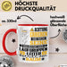 Laufgruppenleiter Geschenk Tasse Lustiger Spruch Erheben Sie Sich Der Laufgruppenleiter Betritt den Raum Rot Trendation
