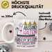Hundesportlerin Tasse Geschenk Lustig Abstand Halten Hochleistungs-Hundesportlerin Mit Drang Zur Perfektion Bei Der Arbeit Weiß Trendation
