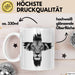Christen Tasse Geschenk Christlich Glauben Kirche Geschenkidee Für Jesus-Fans Kreuz Löwe Weiß Trendation