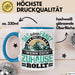 Camping Tasse Geschenk Das Leben Fängt Erst An Wenn Dein Zuhause Rollt Blau Trendation