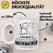 Mathematiker Geschenk Tasse So Gut Kann Nur Ein Mathematiker Aussehen Geschenkidee Kaffee-Becher Weiß Trendation