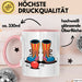 Clown Tasse Geschenkidee für Zirkus und Humorliebhaber Rosa Trendation