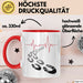 Läufer Tasse Geschenkidee für Marathonliebhaber Rot Trendation