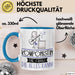 Komponistin Geschenk Tasse Becher Die Frau Die Allen Kann Geschenkidee für eine Komponistin Lustig Blau Trendation