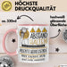 Abenteuerreisende Tasse Geschenk Lustig Abstand Halten Hochleistungs-Abenteuerreisende Mit Drang Zur Perfektion Bei Der Arbeit Rosa Trendation