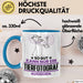 Tierfotograf Geschenk Tasse So Gut Kann Nur Ein Tierfotograf Aussehen Geschenkidee Kaffee-Becher Blau Trendation