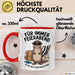 Rentner Pensionär Sarkasmus Tasse Geschenk Lustige Geschenkidee Spruch Für Immer Feierabend Rot Trendation