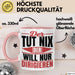 Dirigent Geschenk Orchester Chorleiter Geschenkidee Tasse Der Tut Nix Der Will Nur Dirigieren Kaffee-Becher Rosa Trendation