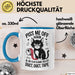 Katzen Tasse Geschenk Duct Duct Tape Geschenkidee Lustig Katze Sarkasmus Blau Trendation