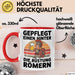 Bierliebhaber Biertrinker Faultier Tasse Geschenk Lustige Geschenkidee Spruch Gepflegt Einen Hinter Die Rüstung Römern Rot Trendation